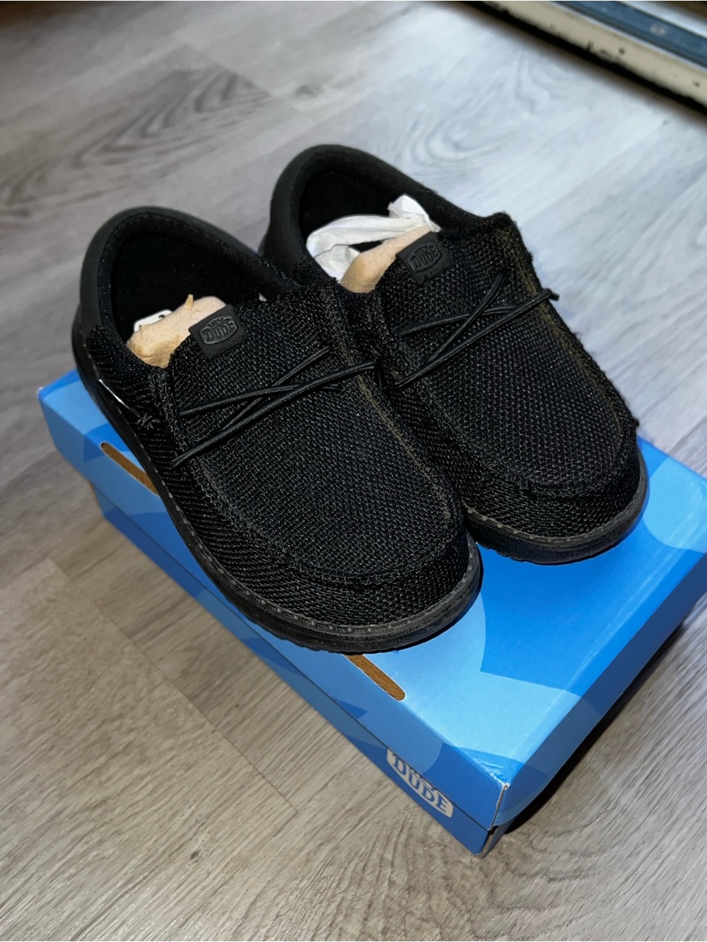 Toddler Black Hey Dudes